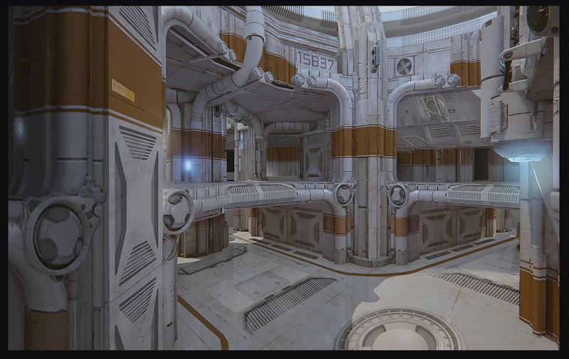 Illustration for article titled Watch Sketches Turn Into An Unreal Tournament Map